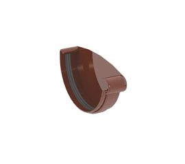 Заглушка желоба правая Giza 120 мм коричневая (10.120.06.002)