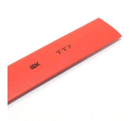 Труба термоусаживаемая IEK UDRS-D6-1-K04 ТТУ 6/3 1 м красная