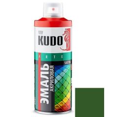 Universal acrylic enamel Satin Kudo KU-0A6002 RAL 6002 green foliage 520 ml