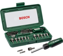 Set of bits and Heads Bosch 2607019504 46 pcs
