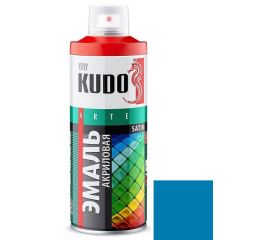 Universal acrylic enamel Satin Kudo KU-0A5015 RAL 5015 light blue 520 ml