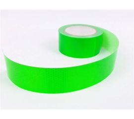 Adhesive tape reflective green, with phosphor Boss Tape 35mmx1.5m