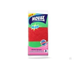 სამზარეულოს ღრუბელი ანტიბაქტერიული Novax 3ც