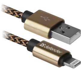 USB Кабель Defender ACH01-03T PRO Lightning 2.1А 1 მ