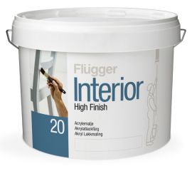 Краска для дерева интерьерная Flugger Interior High Finish 20 полуматовая 3 л