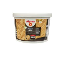 Acrylic varnish for parquet and floor Alpina Aqua glossy 10 l