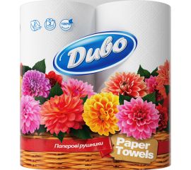 Двухслойные бумажные полотенца Divo 2 шт
