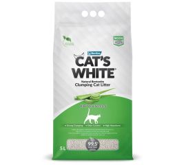 კატის ქვიშა ალოე ვერას არომატით Cat's White  5ლ W225