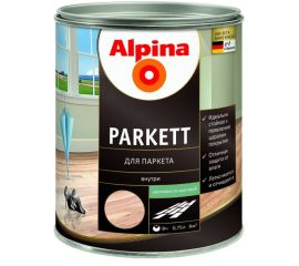 Лак Alpina Parkett 537851 0.75 л полуматовый