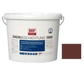 Paint for roof Meffert color mix Dachbeschichtung MF 1000 red brown 15 l 9186