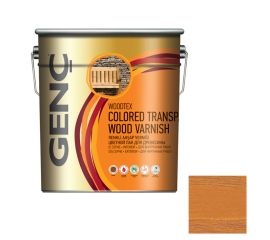 Varnish wood protection color Genc LT-2910 tobacco 2.5 l