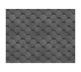 Bituminous tile Technonikol Shinglas Sota gray 3 m²