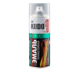 Heat-resistant enamel KUDO KU-5003 white 520ml