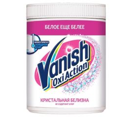 თეთრი ქსოვვილებიდან ლაქის ამოსაყვანი და გამათეთრებელი ფხვნილი Vanish Oxi Action 500 გრ
