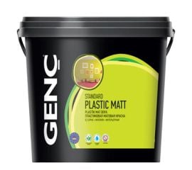 Краска для интерьера силиконовая Genc Standart Plastic Mat 6 л
