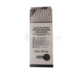 Anti mosquito grid on magnets (for doors) Kaem 0395-112110 black 210x100 cm