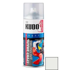 Грунт-эмаль для пластика Kudo KU-6003 520 мл белая