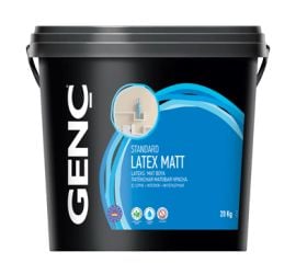 Краска для интерьера силиконовая Genc Standart Latex Mat 7.5 л
