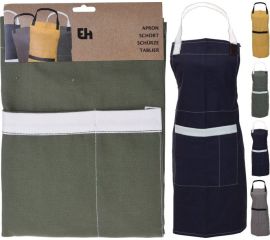 Apron Koopman COTTON WITH LEATHER 4ASS