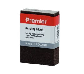 Sanding block on a sponge Premier P100 rectangular