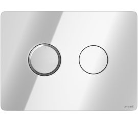 Button Cersanit Accento Circle glossy chrome