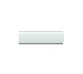Extruded ceiling plinth Solid C40/70 white 68x2000 mm