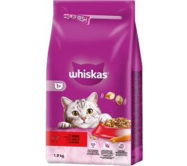 Cat food Whiskas with beef 1,9kg