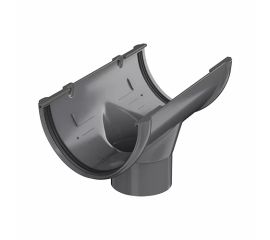 Gutter funnel Technonicol 125/82 PVC gray