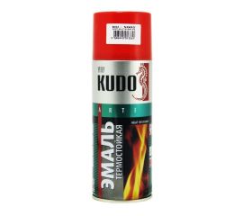 Heat-resistant enamel KUDO KU-5005 red 520ml