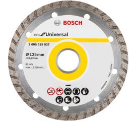 Алмазный диск универсальный Bosch Eco for Universal Turbo 125x22.23 мм