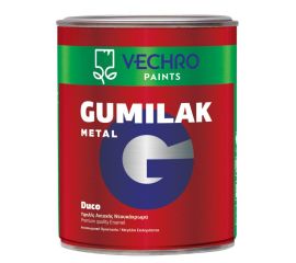 Oil paint Vechro Gumilak Metal Gloss 375 ml black glossy