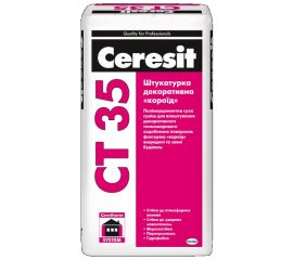 Шпаклевка декоративная Ceresit CT 35, 2.5 мм, 25 кг