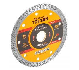 Diamond cutting disc for tile Tolsen Ultrathin Durble Life TOL1635-76757 125 mm