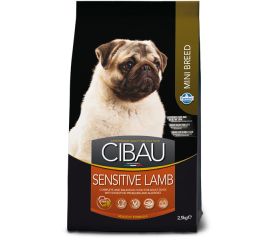 ძაღლის საკვები Farmina Cibau Sensitive Lamb Adult Mini 2.5 კგ
