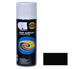 Paint-spray Cosmos Lac SPRAY FAST ACRYLIC BLACK R9005 400ml 0140303