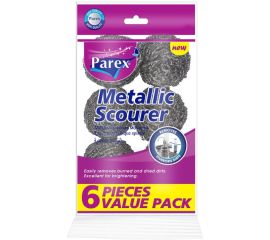 Скребок для посуды Parex Metallic Scourer 6 шт