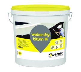 Bituminous waterproofing Weber Dry Bitum 1K 20 kg