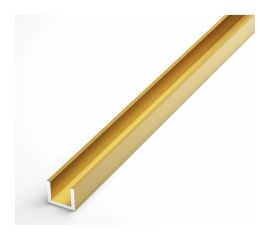 Алюминиевый швеллер PilotPro 10х10х10х1,5 (2,0м) золото