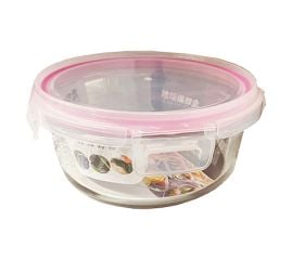 Container glass with a plastic lid y-620 620 ml