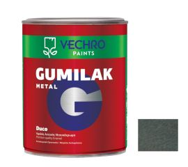 Краска маслянная для металла Vechro Gumilak metal No 652 темно серый глянцевый 750 мл