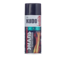 Heat-resistant enamel KUDO KU-5002 black 520ml