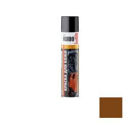 Краска для гладкой кожи KUDO KU-5242 коричневая 400мл