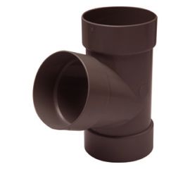 Tee pipe RainWay 75 mm 67° brown