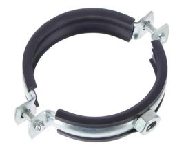 Metal clamp with rubber band Ascelik Ø10 cm