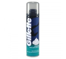 მამაკაცის საპარსი ქაფი Gillette For Sensitive Skin 200 მლ