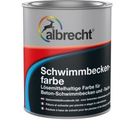 საღებავი აუზის Albrecht Schwimmbeckenfarbe ოკეანის ლურჯი 0119 2,5 ლ