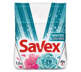 სარეცხი ფხვნილი Savex ავტომატი Whites & Colors 1.2 კგ
