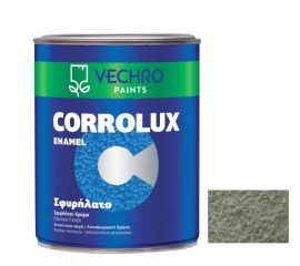 ემალი ანტიკოროზიული ლითონისთვის Vechro Corrolux hammered N 80 ვერცხლისფერი ნახევრად პრიალა 750 მლ