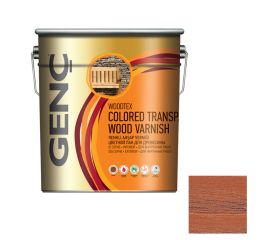 Varnish wood protection color Genc LT-3650 dark oak 2.5 l
