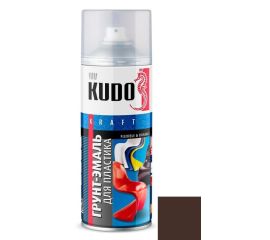 გრუნტი-ემალი პლასტმასისთვის Kudo KU-6011 520 მლ ყავისფერი
